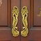 Decorative Antique Peacock Design Door Pull Handles 7 Inch Pair of 2 Brass Cabinet Handle Knobs for Door, Drawer, Shelf, Wardrobe, Almirah Housewarming Gift